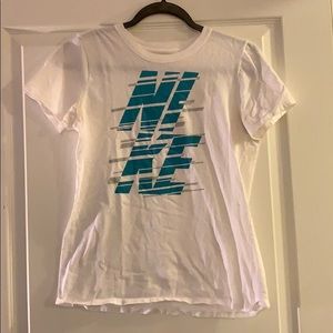 White Nike Tee